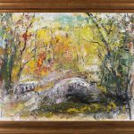 Podul – pictură în ulei, artist Iurie Cojocaru – Iurie Cojocaru – O Galerie de Artă