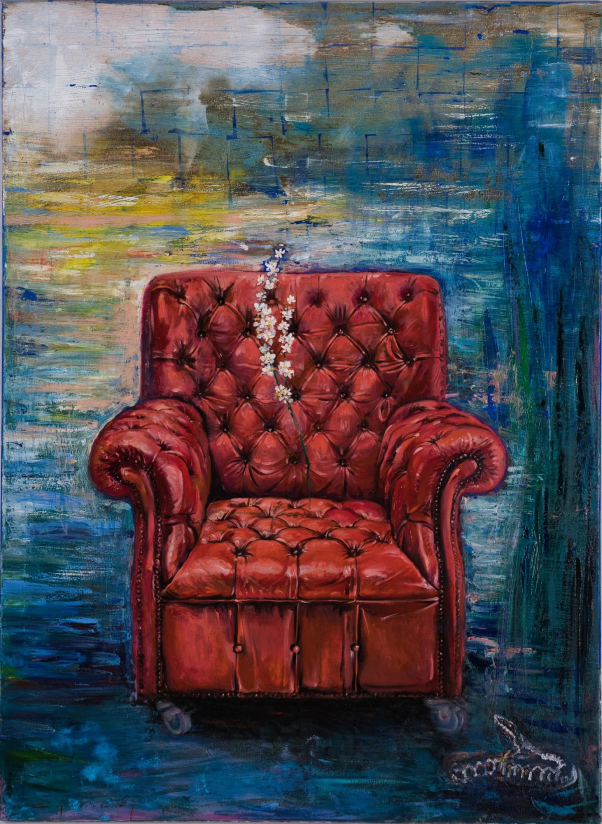 Persistența memoriei – pictură în ulei, artist Iurie Cojocaru – Iurie Cojocaru – O Galerie de Artă