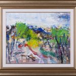 Amintiri din satul natal – pictură în ulei, artist Iurie Cojocaru – Iurie Cojocaru – O Galerie de Artă