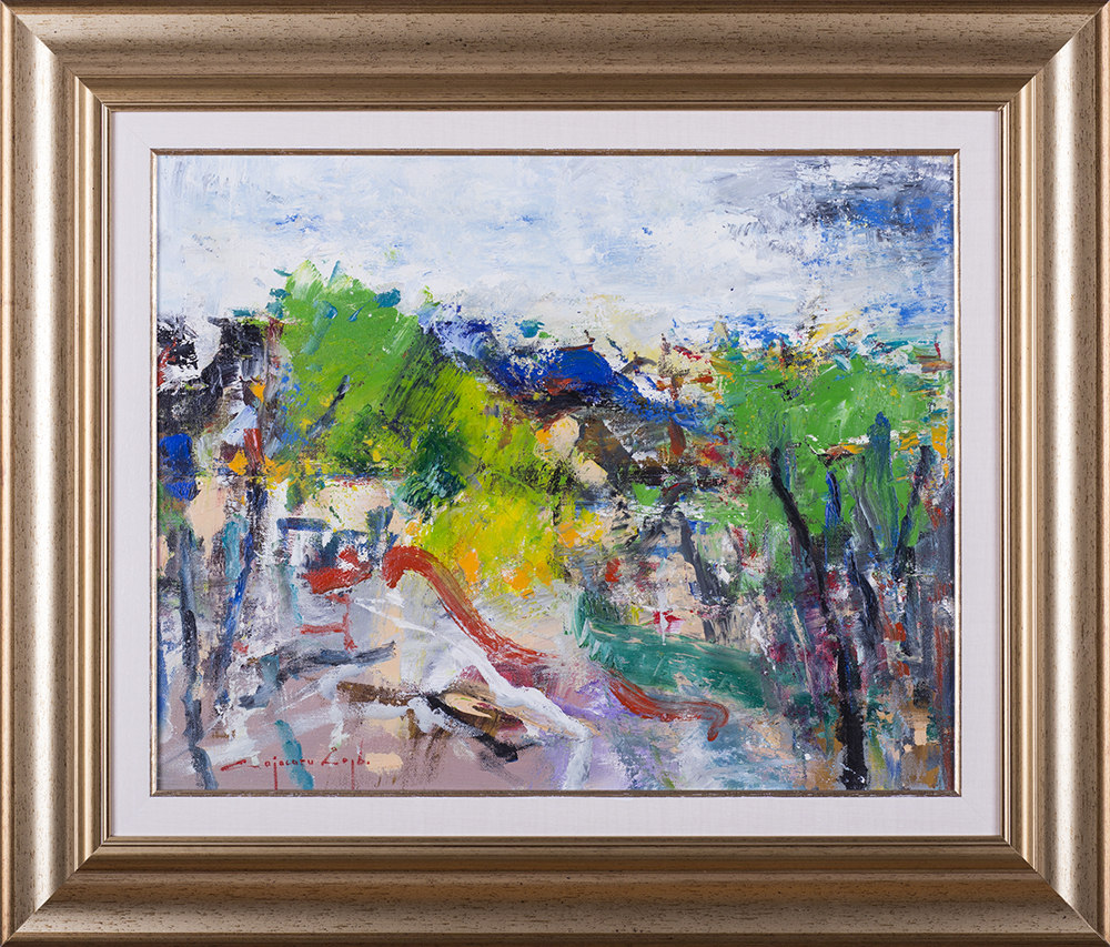 Amintiri din satul natal – pictură în ulei, artist Iurie Cojocaru – Iurie Cojocaru – O Galerie de Artă