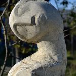 Portret de femeie I – sculptură în piatră, artist Liviu Bumbu – Liviu Bumbu – O Galerie de Artă