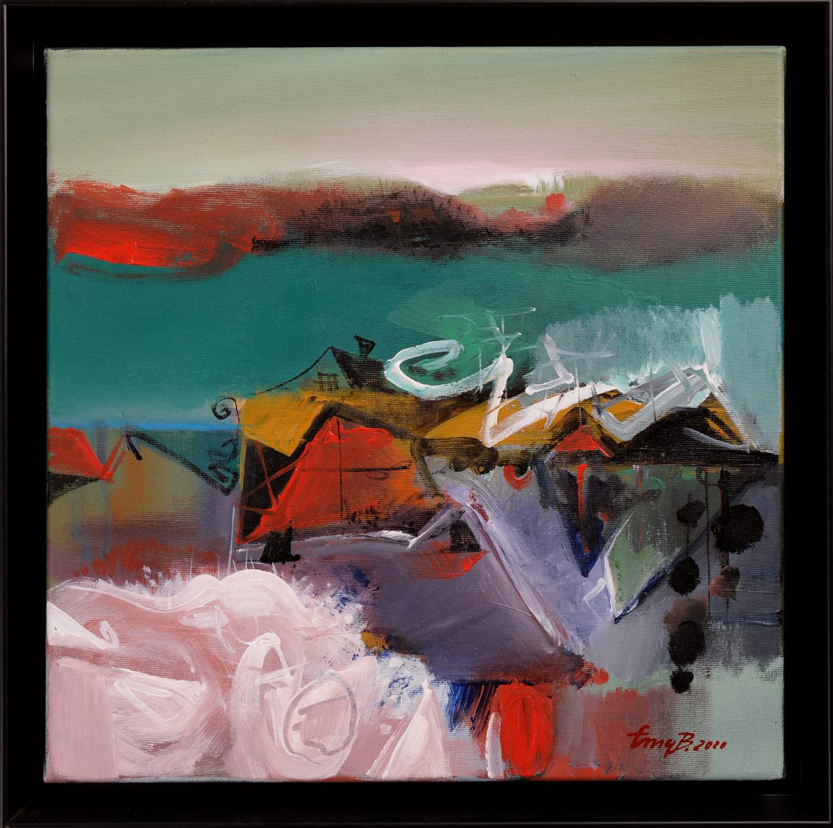 Primăvara 2 – pictură în acrilic, artist Emanuel Bumbu – Emanuel Bumbu – O Galerie de Artă