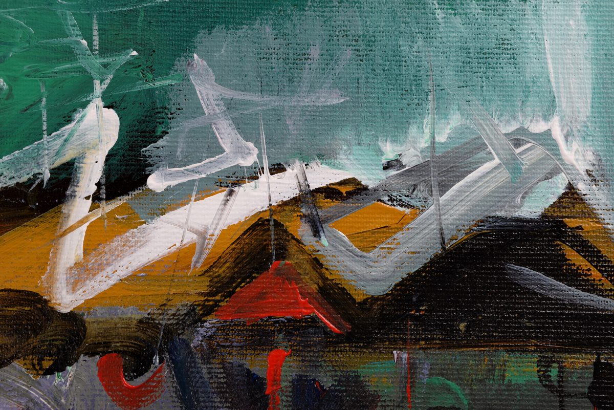 Primăvara 2 – pictură în acrilic, artist Emanuel Bumbu – Emanuel Bumbu – O Galerie de Artă