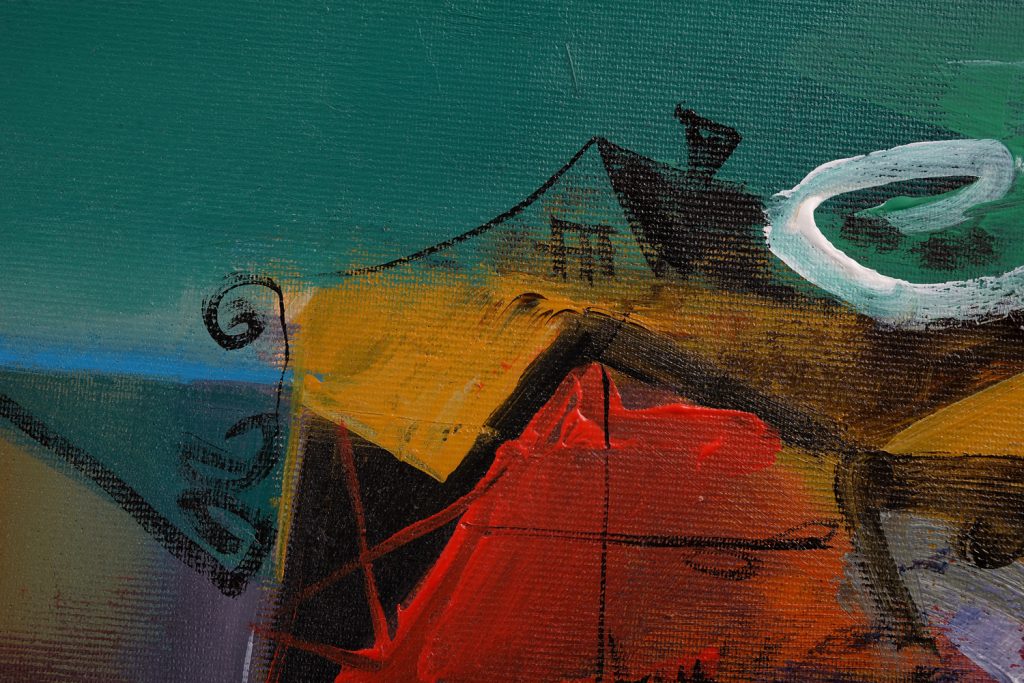 Primăvara 2 – pictură în acrilic, artist Emanuel Bumbu – Emanuel Bumbu – O Galerie de Artă
