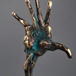 Privire – sculptură în bronz, artist Liviu Bumbu – Liviu Bumbu – O Galerie de Artă