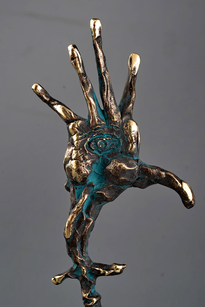 Privire – sculptură în bronz, artist Liviu Bumbu – Liviu Bumbu – O Galerie de Artă