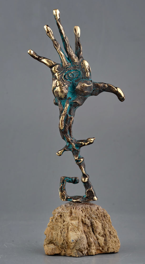 Privire – sculptură în bronz, artist Liviu Bumbu – Liviu Bumbu – O Galerie de Artă