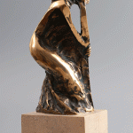 Profet – sculptură în bronz, artist Liviu Bumbu – Liviu Bumbu – O Galerie de Artă