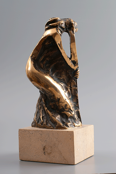 Profet – sculptură în bronz, artist Liviu Bumbu – Liviu Bumbu – O Galerie de Artă