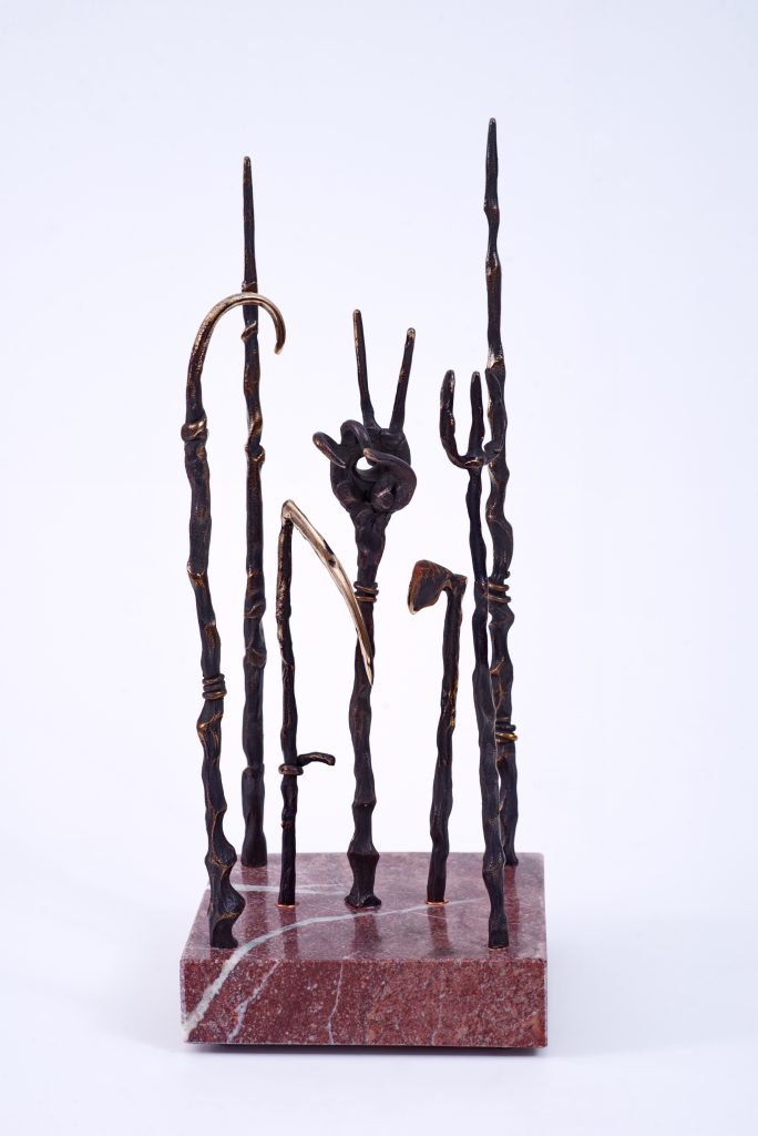 Rămășițele unui ritual – sculptură în bronz, artist Liviu Bumbu – Liviu Bumbu – O Galerie de Artă