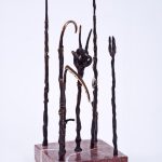 Rămășițele unui ritual – sculptură în bronz, artist Liviu Bumbu – Liviu Bumbu – O Galerie de Artă