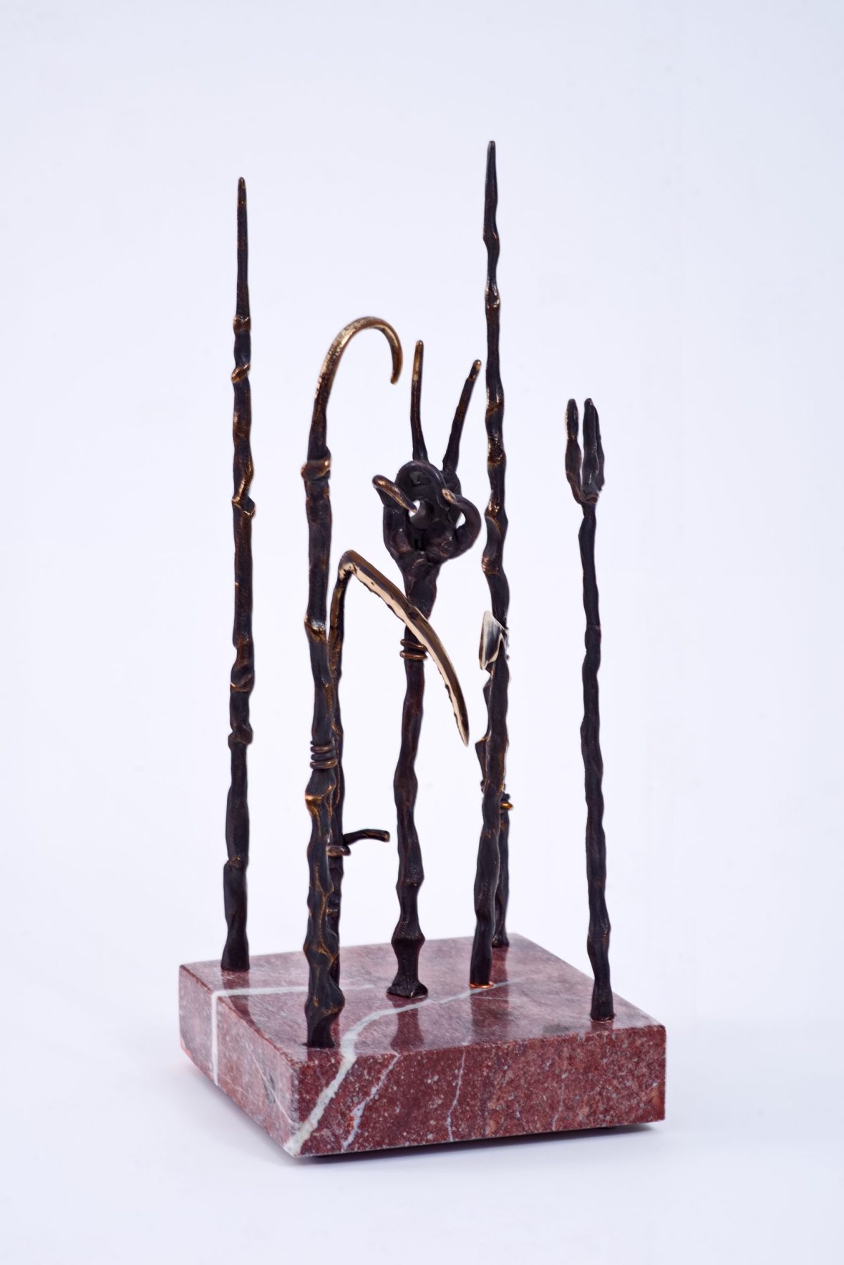 Rămășițele unui ritual – sculptură în bronz, artist Liviu Bumbu – Liviu Bumbu – O Galerie de Artă