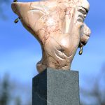 Regina – sculptură în piatră, artist Liviu Bumbu – Liviu Bumbu – O Galerie de Artă