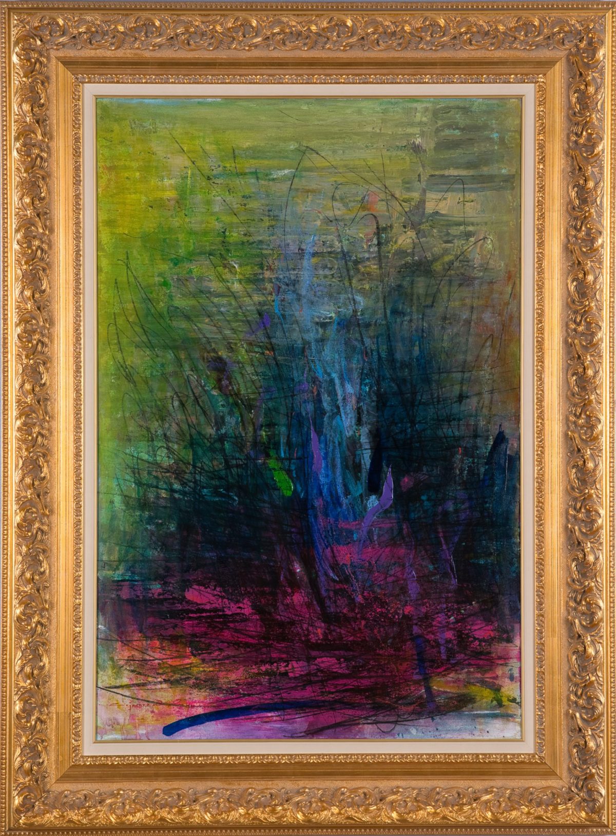 Rugul Aprins – pictură în ulei, artist Iurie Cojocaru – Iurie Cojocaru – O Galerie de Artă
