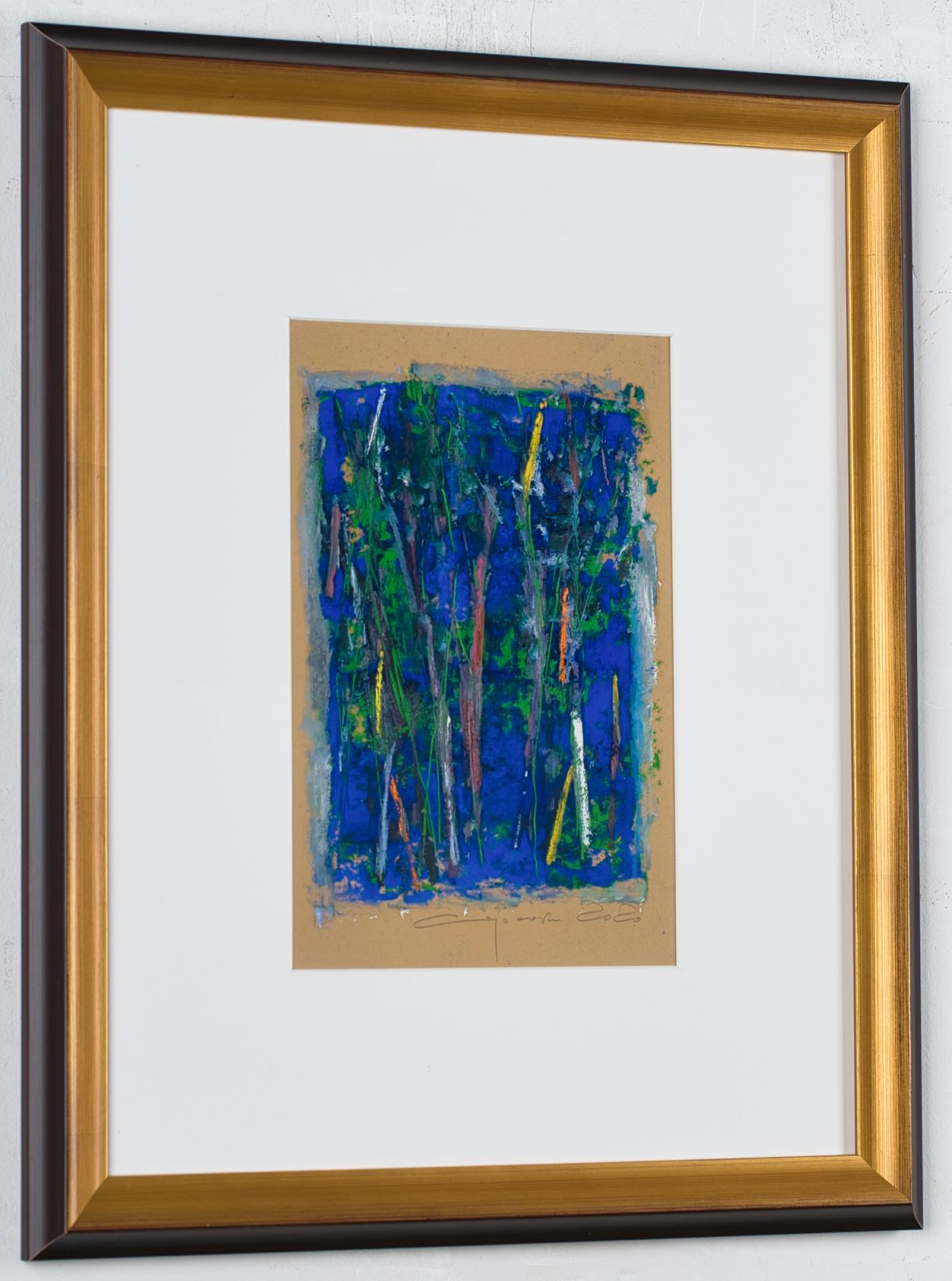 Dialog în albastru – pictură în ulei, artist Iurie Cojocaru – Iurie Cojocaru – O Galerie de Artă