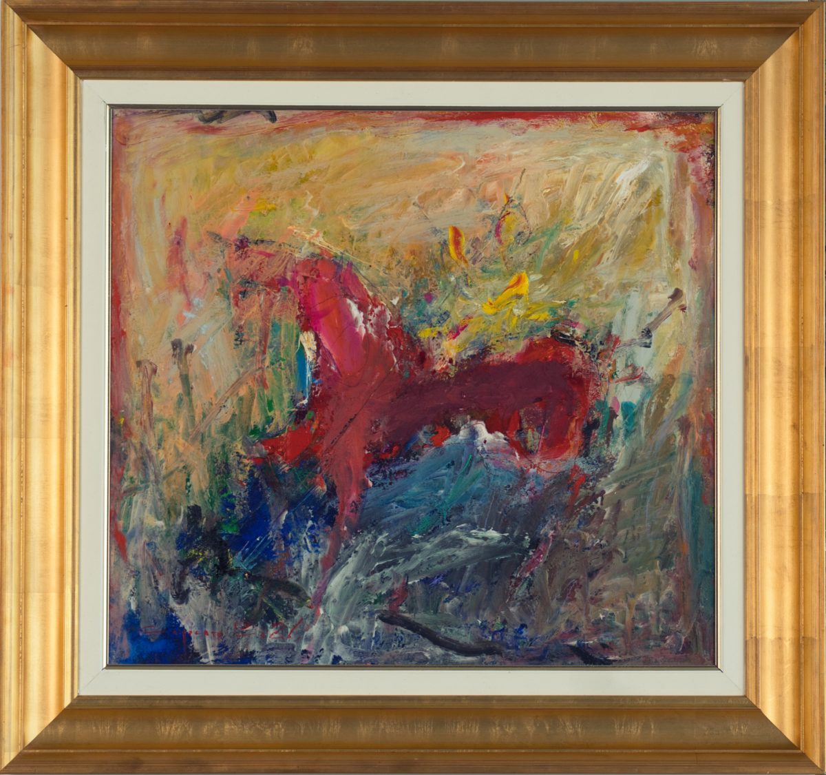 Semnul Roșu – pictură în ulei, artist Iurie Cojocaru – Iurie Cojocaru – O Galerie de Artă
