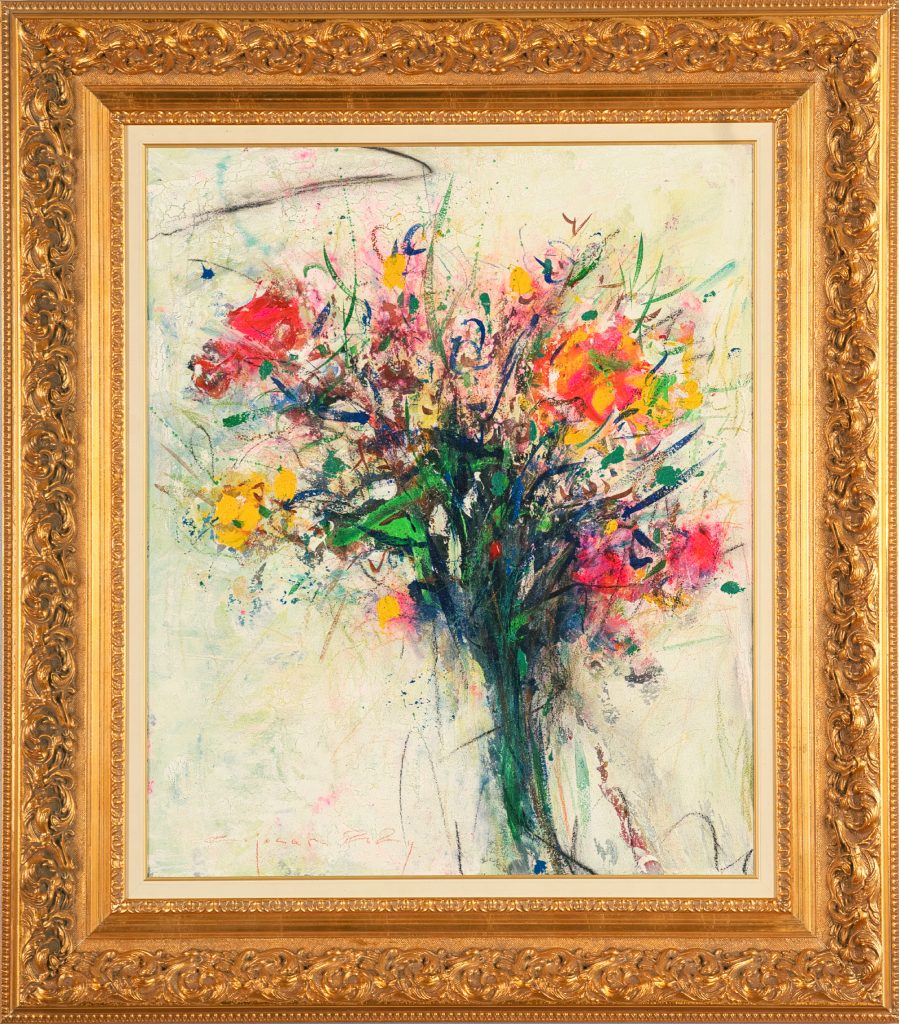 Simfonia florilor – pictură în ulei, artist Iurie Cojocaru – Iurie Cojocaru – O Galerie de Artă