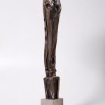Stâlpnic I – sculptură în bronz, artist Liviu Bumbu – Liviu Bumbu – O Galerie de Artă