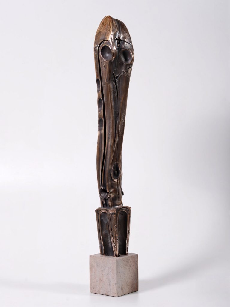 Stâlpnic I – sculptură în bronz, artist Liviu Bumbu – Liviu Bumbu – O Galerie de Artă