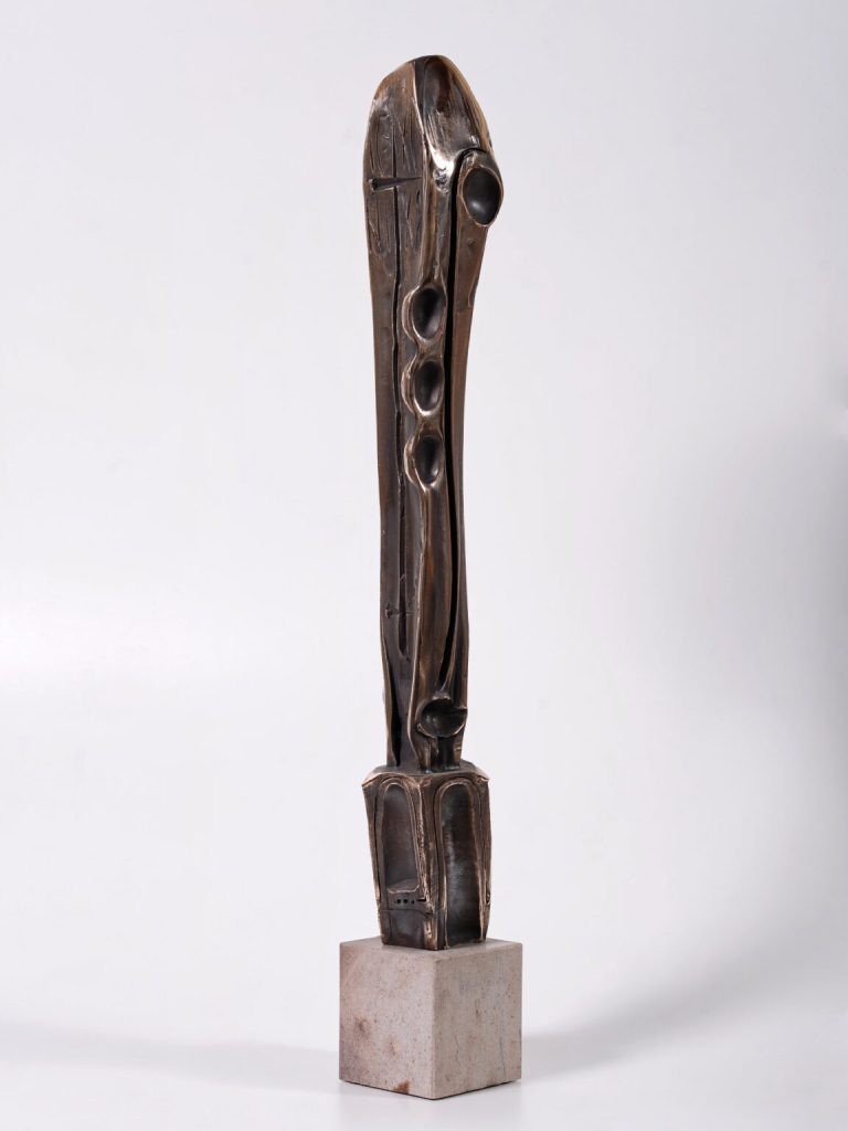Stâlpnic I – sculptură în bronz, artist Liviu Bumbu – Liviu Bumbu – O Galerie de Artă
