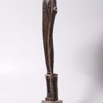 Stâlpnic II – sculptură în bronz, artist Liviu Bumbu – Liviu Bumbu – O Galerie de Artă