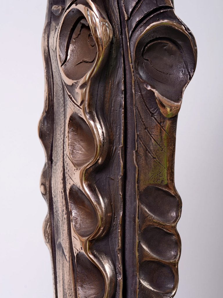 Stâlpnic IV – sculptură în bronz, artist Liviu Bumbu – Liviu Bumbu – O Galerie de Artă