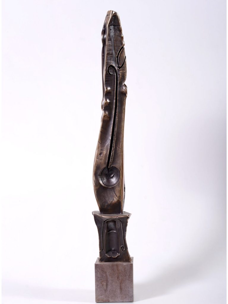 Stâlpnic V – sculptură în bronz, artist Liviu Bumbu – Liviu Bumbu – O Galerie de Artă