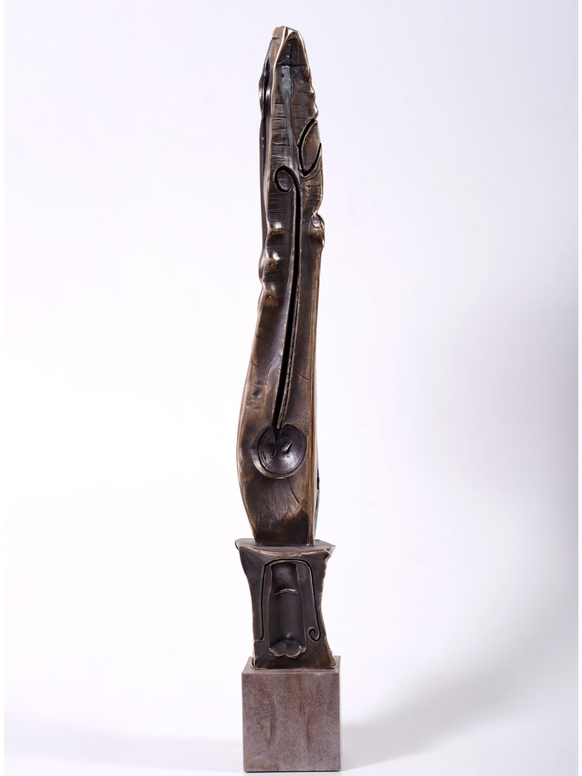 Stâlpnic V – sculptură în bronz, artist Liviu Bumbu – Liviu Bumbu – O Galerie de Artă