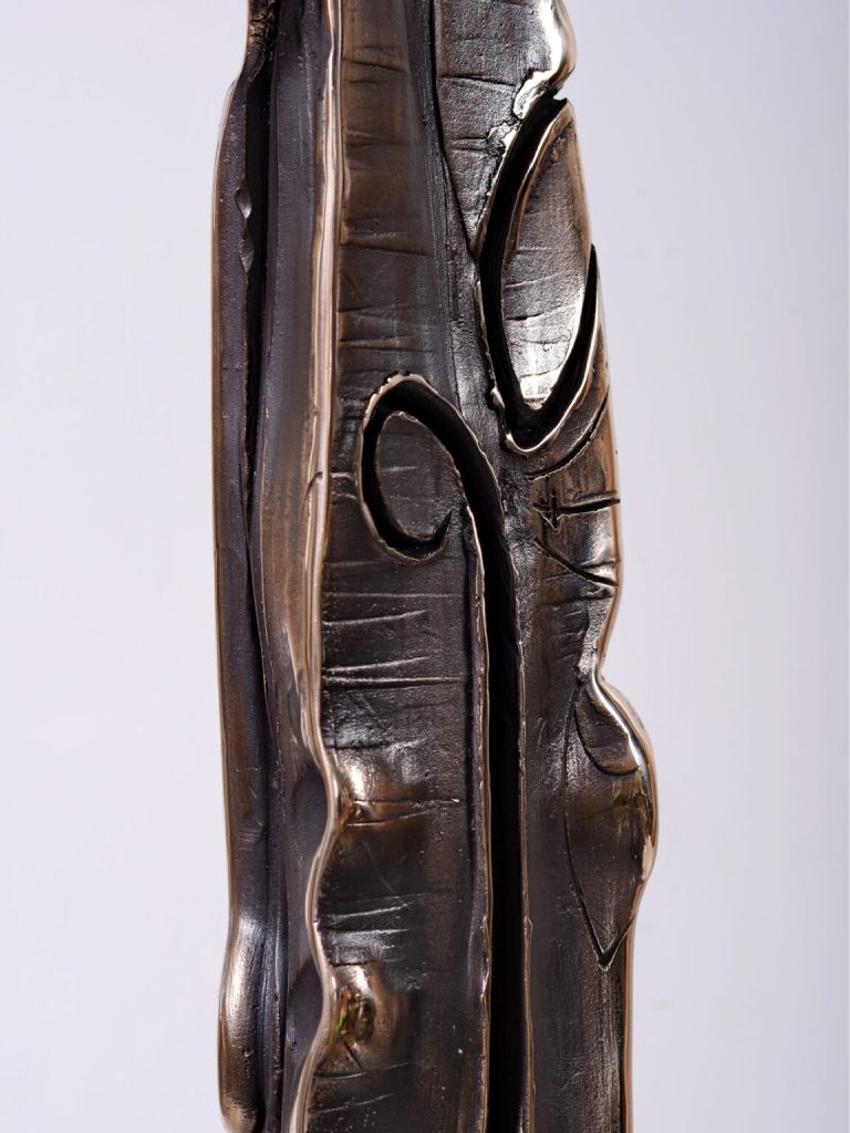 Stâlpnic V – sculptură în bronz, artist Liviu Bumbu – Liviu Bumbu – O Galerie de Artă
