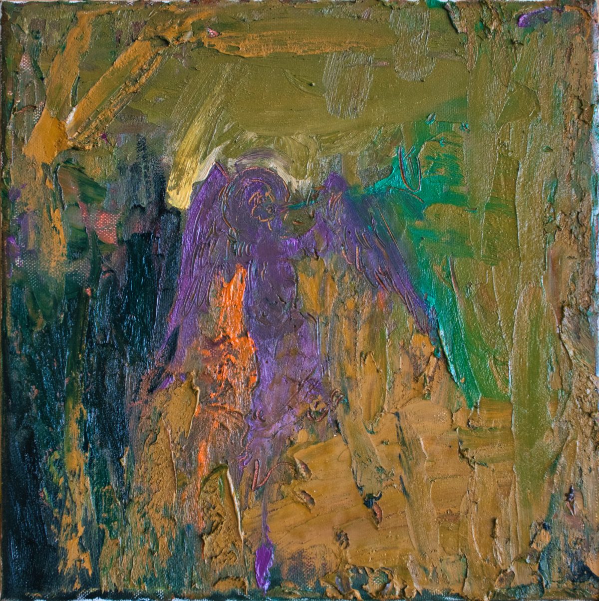 Străjerul pragului – pictură în ulei, artist Iurie Cojocaru – Iurie Cojocaru – O Galerie de Artă