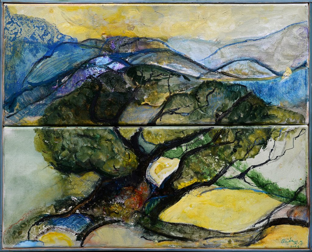 Sub mirajul lui Vincent – pictură în ulei, artistă Katalin Hajdu – Katalin Hajdu – O Galerie de Artă