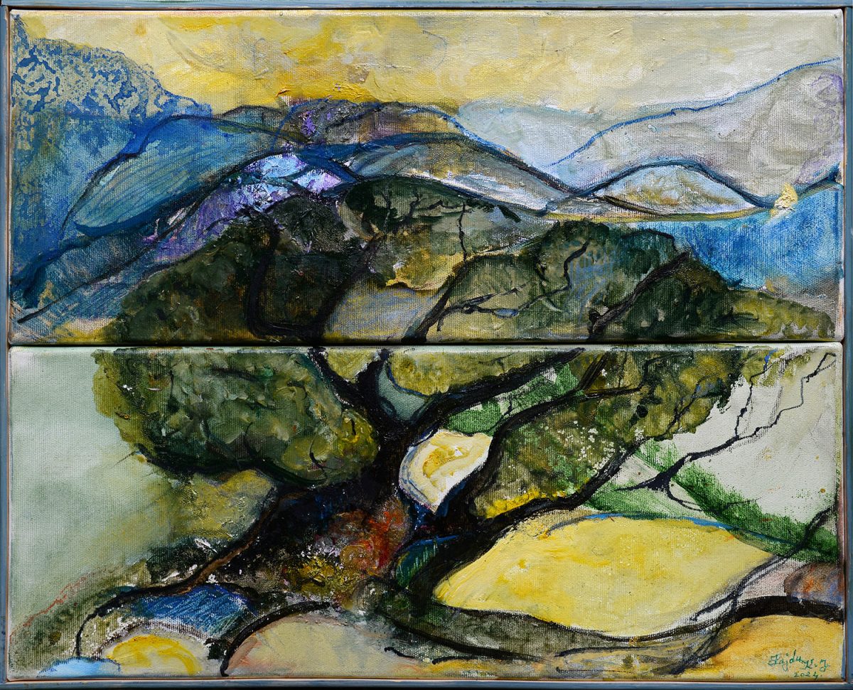 Sub mirajul lui Vincent – pictură în ulei, artistă Katalin Hajdu – Katalin Hajdu – O Galerie de Artă