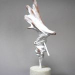 Surrender – sculptură în lut ars patinat, artist Petru Leahu – Petru Leahu – O Galerie de Artă