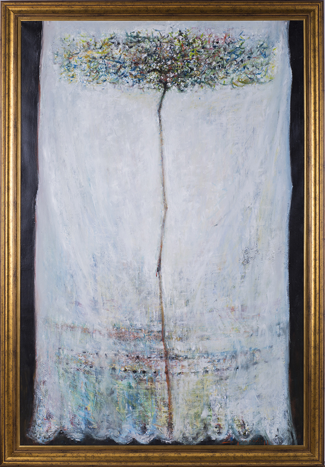 Prapor – pictură în ulei, artist Iurie Cojocaru – Iurie Cojocaru – O Galerie de Artă