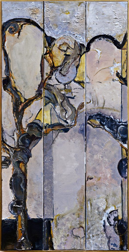 Tri-Identitate – pictură în ulei, artistă Katalin Hajdu – Katalin Hajdu – O Galerie de Artă