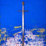 Unealta Dreptații – instalație, tehnică mixtă, pe placaj – tehnică mixtă, artist Iurie Cojocaru – Iurie Cojocaru – O Galerie de Artă