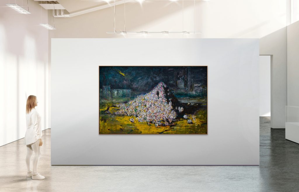 Upgrade – pictură în ulei, artist Iurie Cojocaru – Iurie Cojocaru – O Galerie de Artă