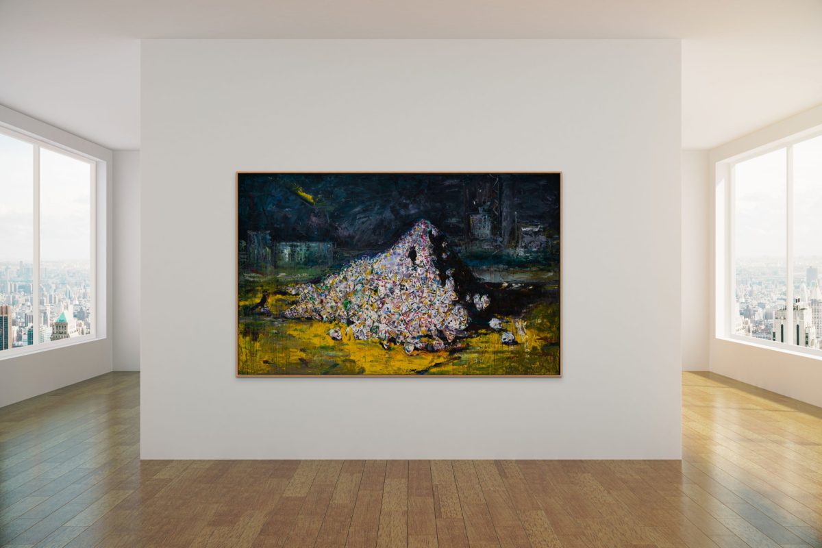 Upgrade – pictură în ulei, artist Iurie Cojocaru – Iurie Cojocaru – O Galerie de Artă