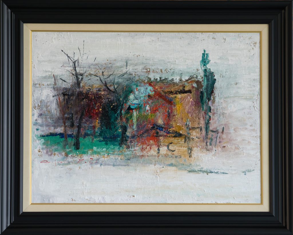 Urma unei amintiri – pictură în ulei, artist Iurie Cojocaru – Iurie Cojocaru – O Galerie de Artă