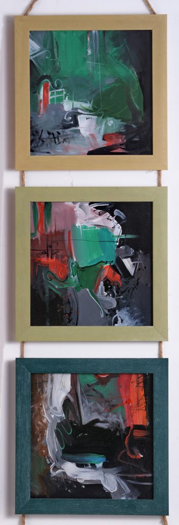 Vibrație 3 – pictură în acrilic, artist Emanuel Bumbu – Emanuel Bumbu – O Galerie de Artă