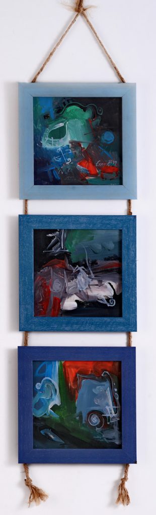 Vibrație 4 – pictură în acrilic, artist Emanuel Bumbu – Emanuel Bumbu – O Galerie de Artă