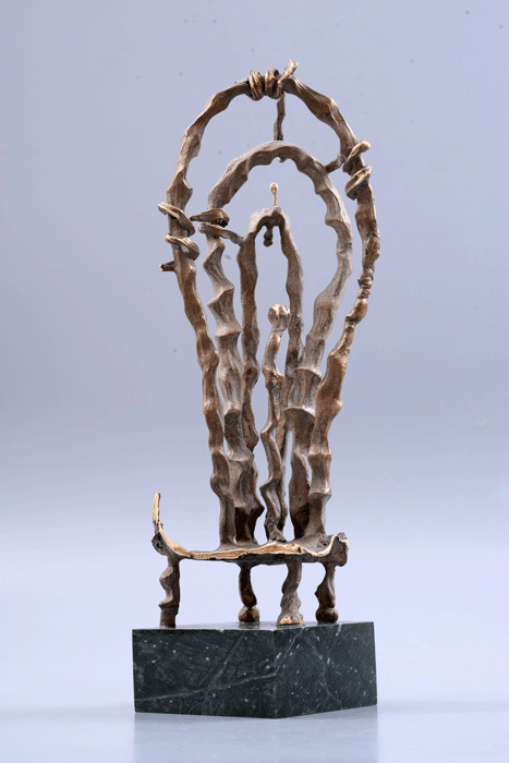 Vitraliu II – sculptură în bronz, artist Liviu Bumbu – Liviu Bumbu – O Galerie de Artă