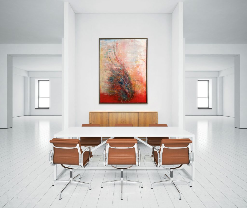 Sămânță înaripată – pictură în ulei, artist Iurie Cojocaru – Iurie Cojocaru – O Galerie de Artă