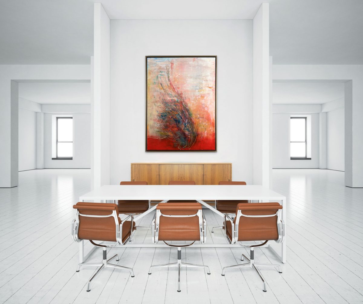 Sămânță înaripată – pictură în ulei, artist Iurie Cojocaru – Iurie Cojocaru – O Galerie de Artă