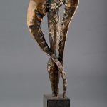 Zbor – sculptură în bronz, artist Liviu Bumbu – Liviu Bumbu – O Galerie de Artă