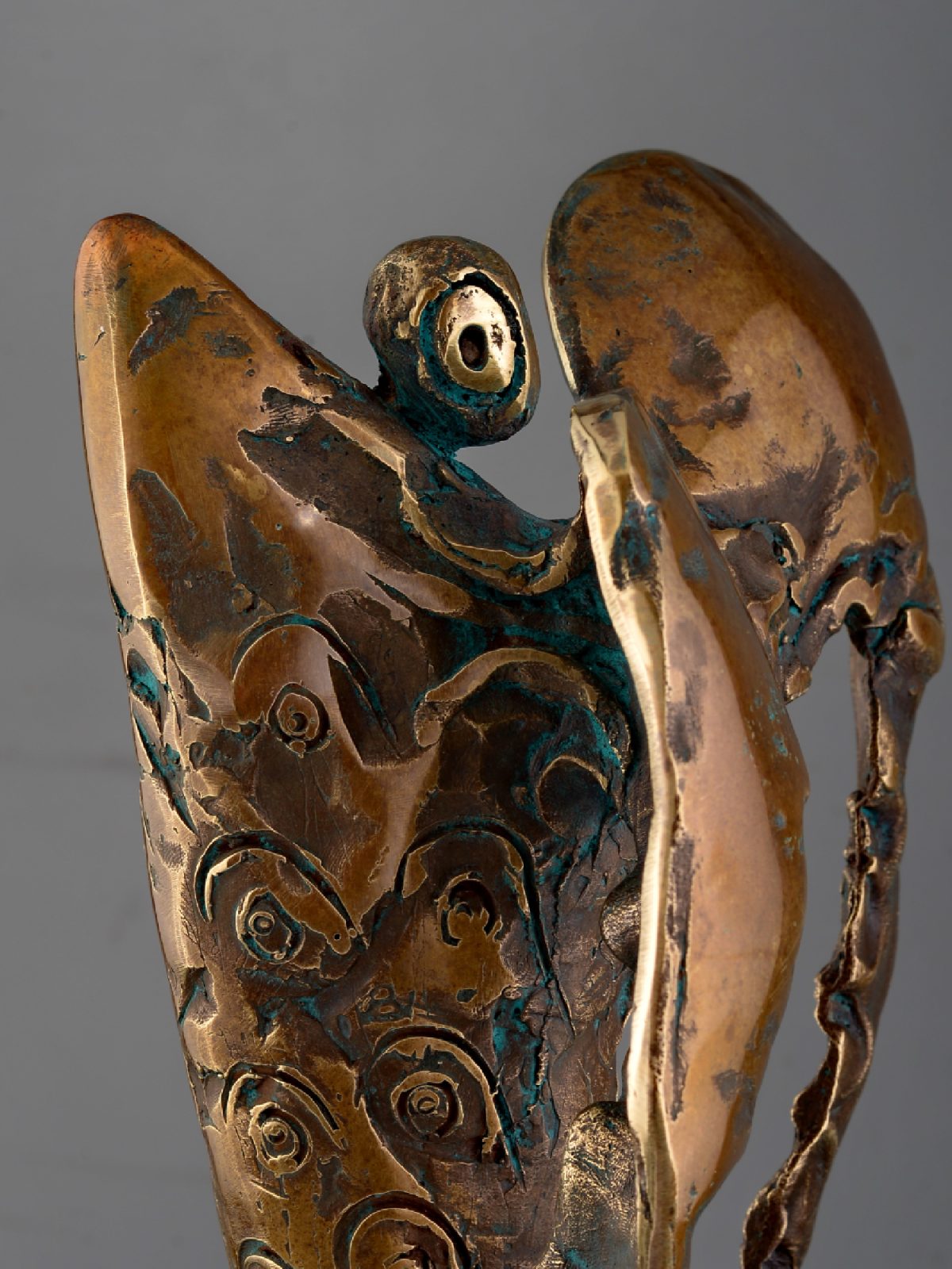 Zbor – sculptură în bronz, artist Liviu Bumbu – Liviu Bumbu – O Galerie de Artă