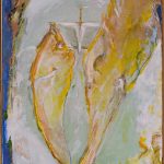 Ziua a doua – pictură în ulei, artistă Katalin Hajdu – Katalin Hajdu – O Galerie de Artă
