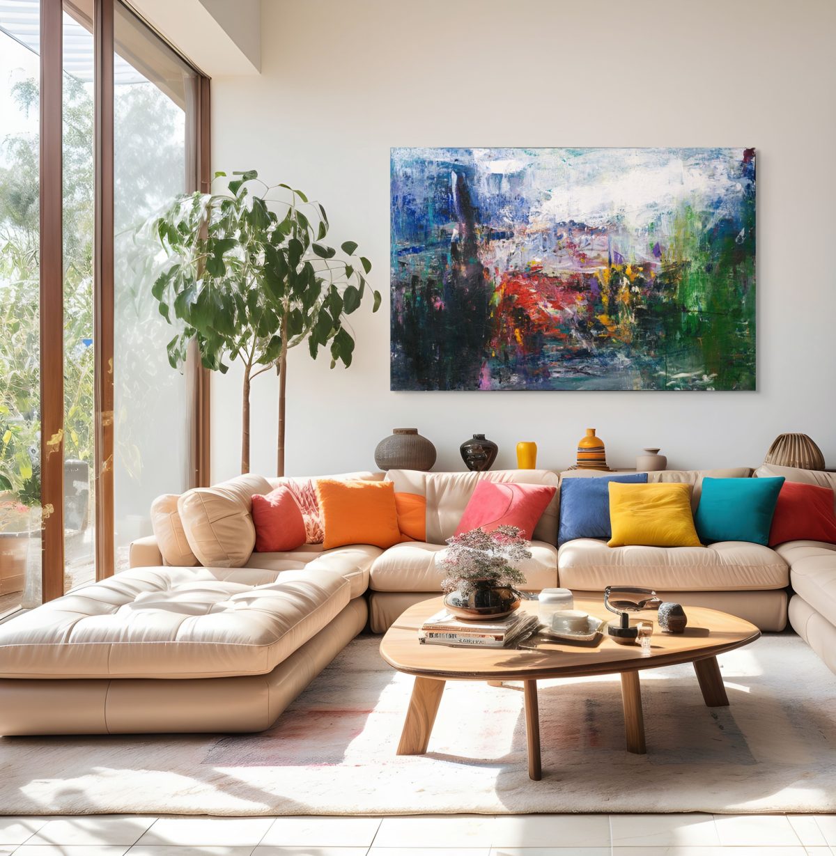 Zori în Grădina Secretă – pictură în ulei, artist Iurie Cojocaru – Iurie Cojocaru – O Galerie de Artă